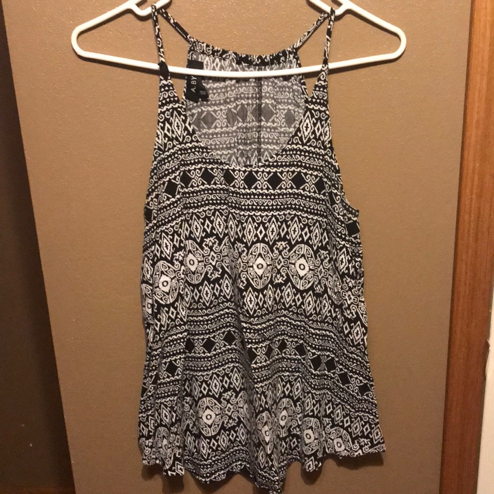 Black and White Tank